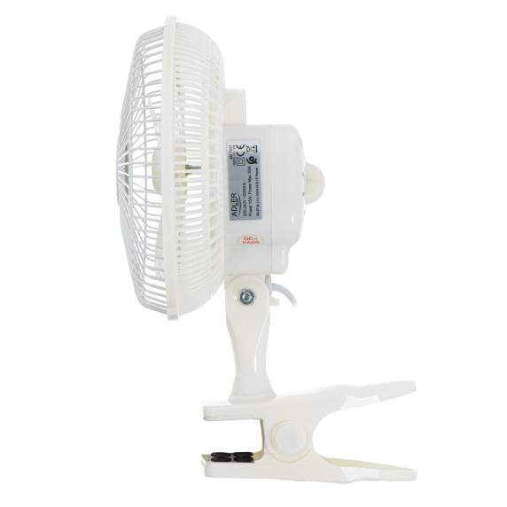 Asztali ventilátor csipesszel és állvánnyal 15 cm Adler AD 7317