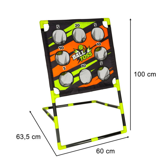 Célba dobálós játék Inlea4Fun BALL TOSS GAME SET