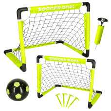 Poartă fotbal cu minge -  Inlea4Fun SOCCER GOAL SET - 