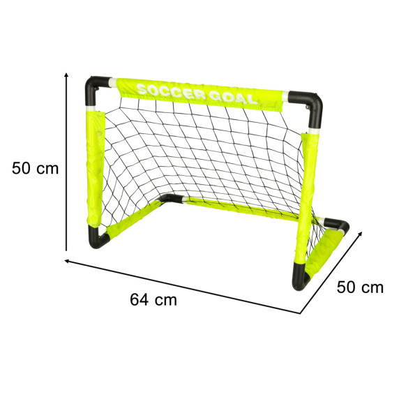 Focikapu készlet - Inlea4Fun SOCCER GOAL SET