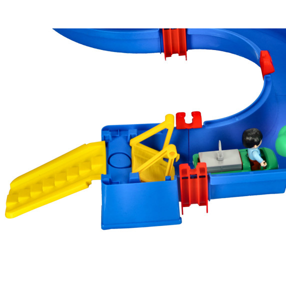 Műanyag vízi pálya kerti játék 64 darabos Inlea4Fun WATER PARK Building blocks