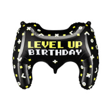 Fóliový balónik s nápisom Level Up Birhtday 72 x 52 cm - 