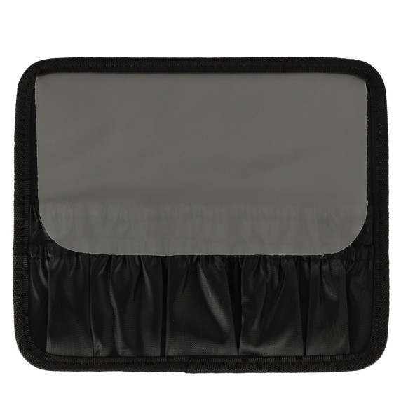 Organizator cosmetic cu oglindă - negru