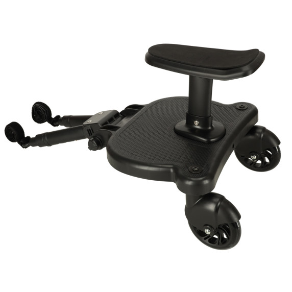 Predĺženie kočíka, nadstavec na kočík so sedadlom Inlea4Home BABY SEAT - čierny