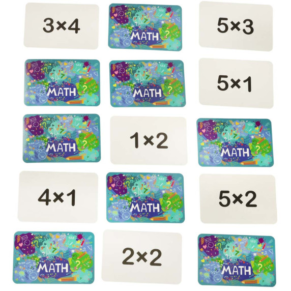 Joc educativ de înmulțire din lemn  3v1 - Inlea4Fun MULTIPLICATION BOARD GAME