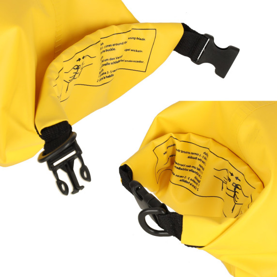 Nepremokavý vak 10 l Water proof bag - žltý