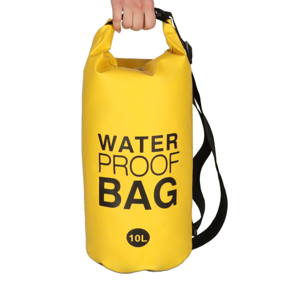 Nepremokavý vak 10 l Water proof bag - žltý