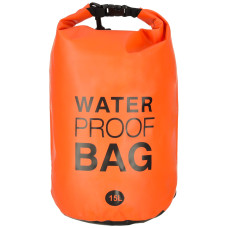 Geantă impermeabilă - 15 litri - Water proof bag - portocaliu - 