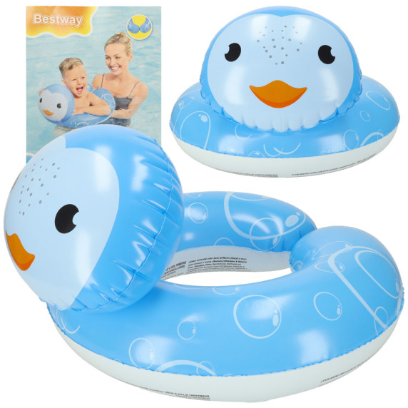 Colac gonflabil pentru copii 50x46 cm – BESTWAY 36405 – model Pinguin
