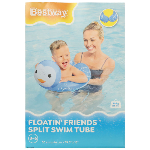 Colac gonflabil pentru copii 50x46 cm – BESTWAY 36405 – model Pinguin