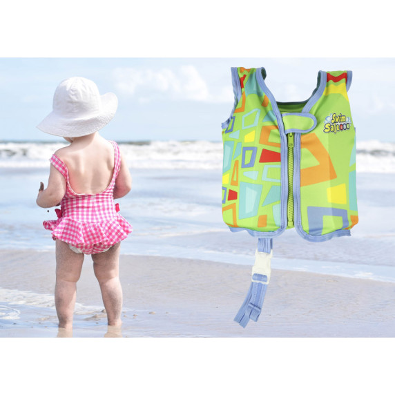 Vestă de inot pentru copii 1-3 ani S/M BESTWAY 32176 - verde