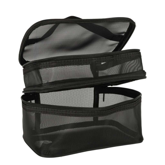 Geantă cosmetică de călătorie -  21 x 13,5 x 14 cm - negru