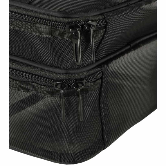 Geantă cosmetică de călătorie -  21 x 13,5 x 14 cm - negru