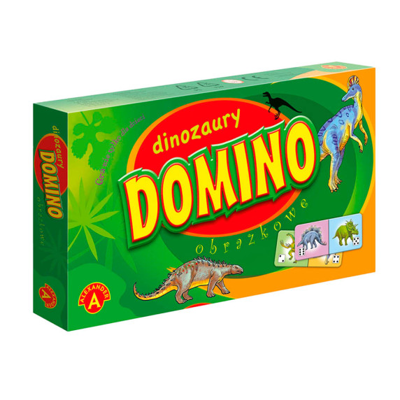 Dominó Inlea4Fun oktató játék - dinoszaurusz