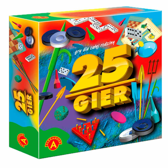 Sada spoločenských hier ALEXANDER 25 Games