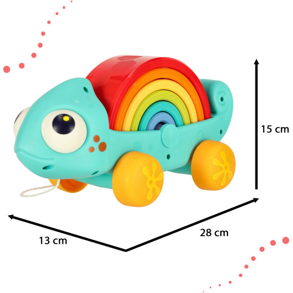 Montessori fejlesztő játék - kaméleon