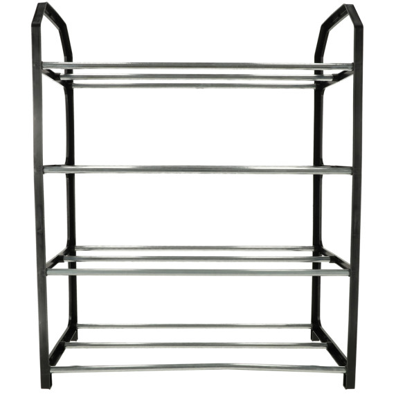 Cipőállvány 4 szintes SHOE RACK - Fekete