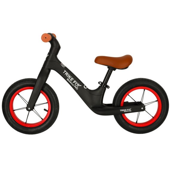 Bicicletă echilibru pentru copii - negru - TRIKE FIX Balance PRO