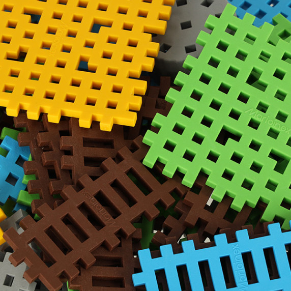 Set de construcție  - 185 bucăți Marioinex MINI WAFFLE