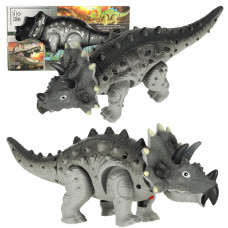 Figurină dinozaur pe baterii - Triceratops Inlea4Fun DINO SPACE - 