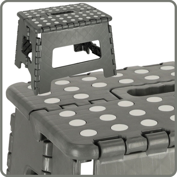 Scaun pliabil 22cm  - gri închis