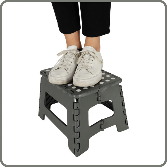 Scaun pliabil 22cm  - gri închis