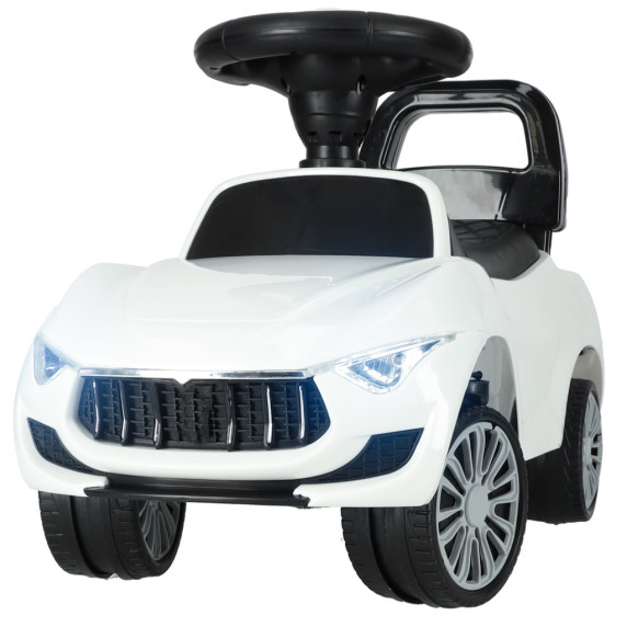 Mașină pentru copii cu efecte sonore și luminoase - Inlea4Fun BABY CAR - alb