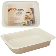 Plech na pečenie 29 x 22 x 6 cm BAKING TIN - hnedá/krémová - 
