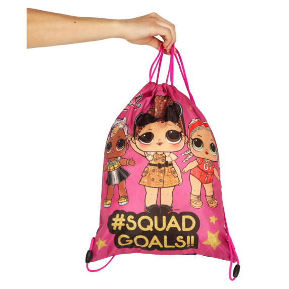 Sac de sport 43 x 34 cm Inlea4Fun - păpuși LOL 