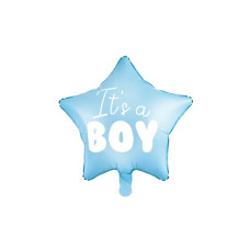 Balon din folie "It's a boy"  48cm -  Inlea4Fun - albastru - 