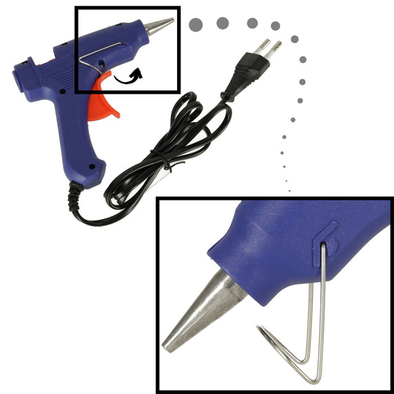 Lepiaca pištoľ + 62 lepiacich tyčiniek Glue Gun