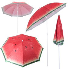 Napernyő dönthető 150 cm FOLDING SUN UMBRELLA - Görögdinnye - 