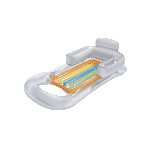 Saltea gonflabilă cu spătar - BESTWAY 43028 One lounge -gri