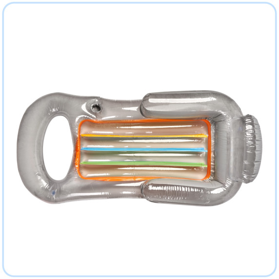 Saltea gonflabilă cu spătar - BESTWAY 43028 One lounge -gri