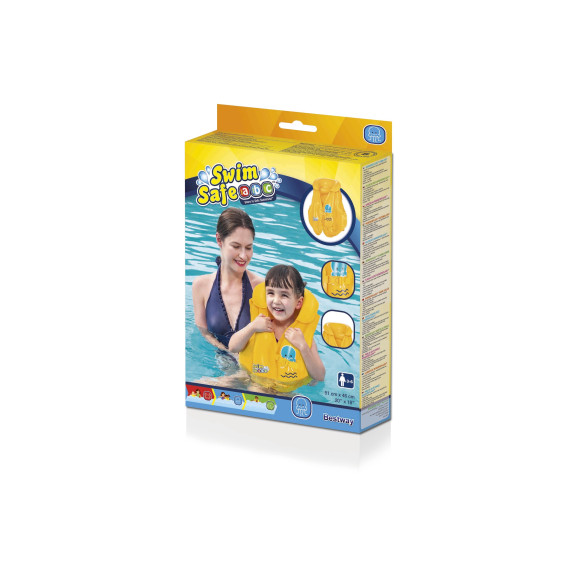 Vestă de salvare gonflabilă pentru copii - BESTWAY 32034 – Galben