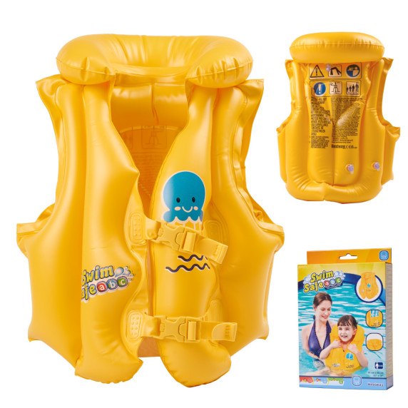 Vestă de salvare gonflabilă pentru copii - BESTWAY 32034 – Galben