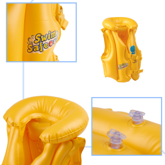 Vestă de salvare gonflabilă pentru copii - BESTWAY 32034 – Galben
