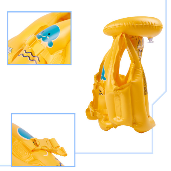 Vestă de salvare gonflabilă pentru copii - BESTWAY 32034 – Galben