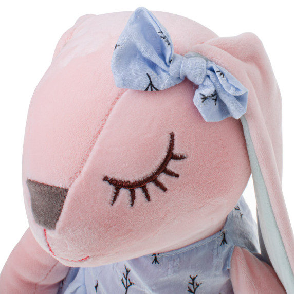 Iepuraș de pluș - 52 cm - albastru/roz