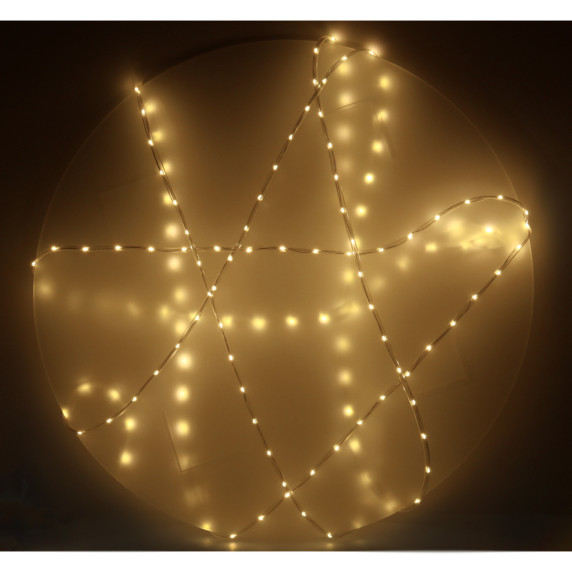 LED fényfüzér 10m 100LED Inlea4Fun - meleg fehér