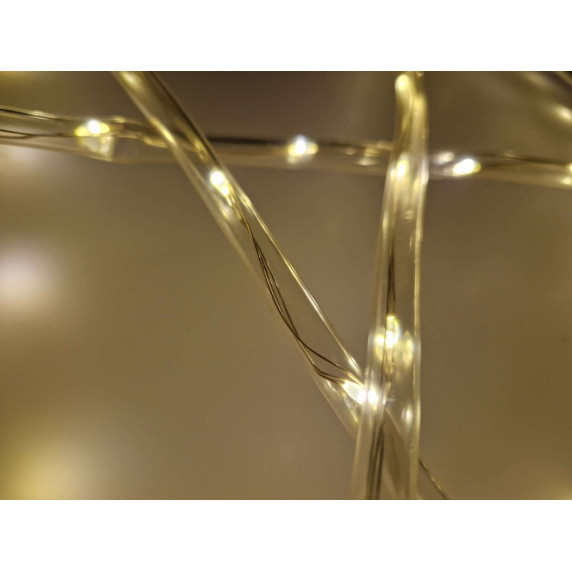 LED fényfüzér 10m 100LED Inlea4Fun - meleg fehér