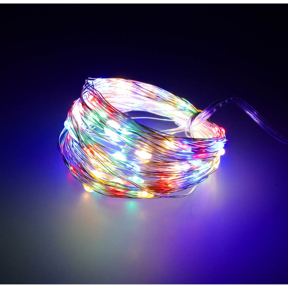 Ghirlandă de Crăciun 50 LED-uri -  multicolor