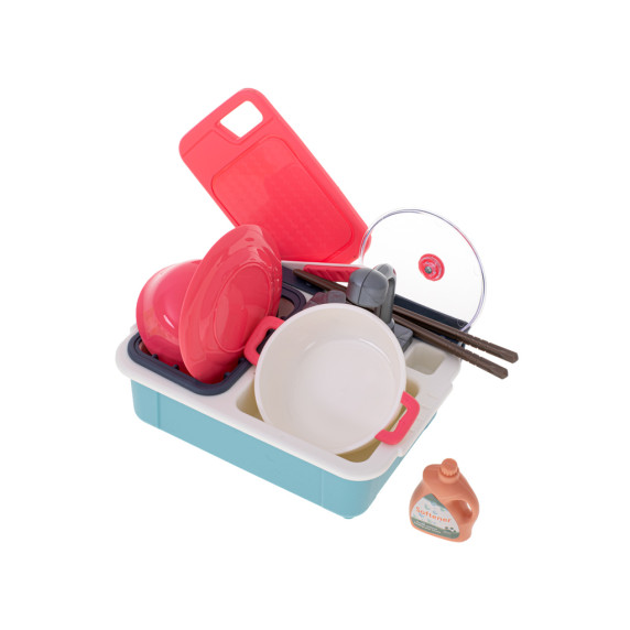 Chiuvetă de bucătărie pentru copii cu robinet și accesorii - Inlea4Fun KITCHEN HELPER