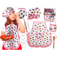 Sort bucătărie copii cu accesorii 11 piese -  Inlea4Fun SET COPII CHEF - 