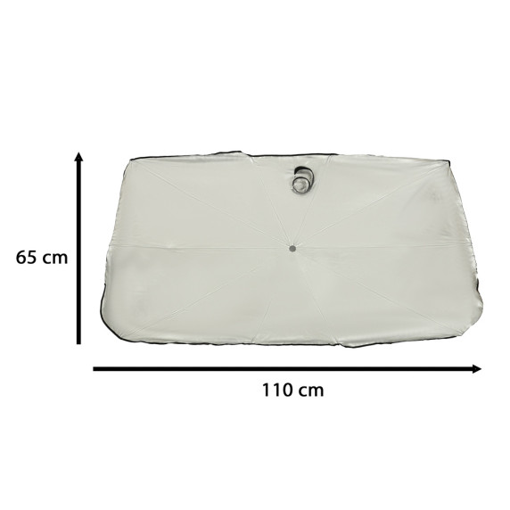 Parasolar auto pliabil pentru parbriz – 65x110 cm