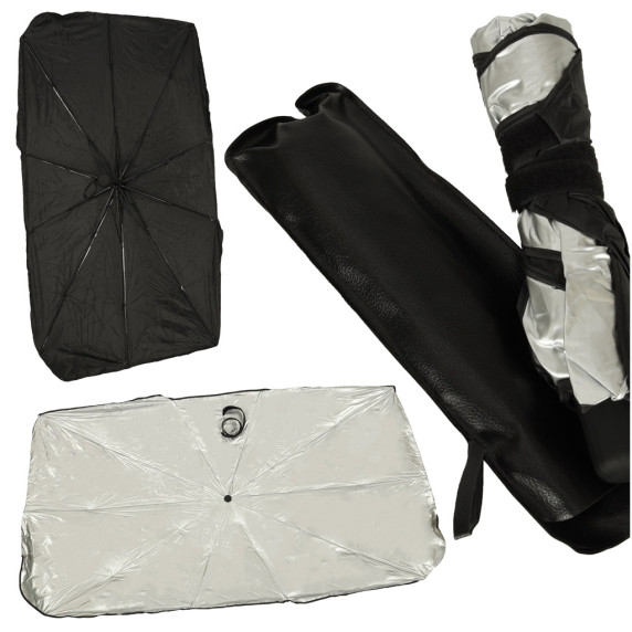 Parasolar auto pliabil pentru parbriz – 65x110 cm