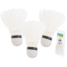 Badminton, tollaslabda 3 darab - Fehér - 