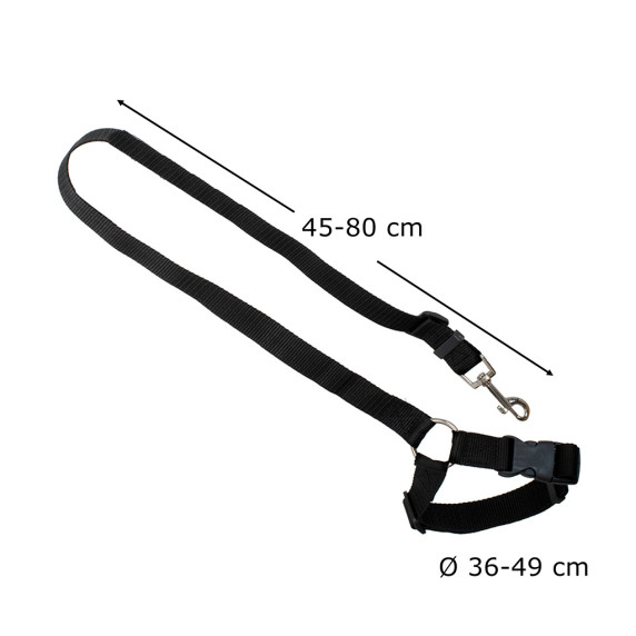 Autós biztonsági öv kutyának 45-80 cm