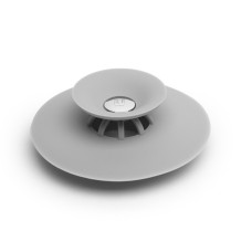 Dop din silicon pentru chiuvete, cade - gri - 