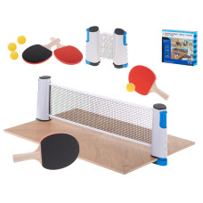Set na stolný tenis so sieťkou Inlea4Fun TABLE TENNIS PLAY SET - 